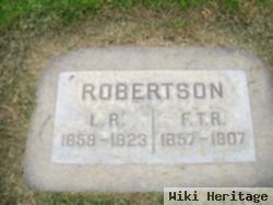 F. T. Robertson