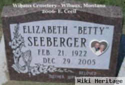 Elizabeth "betty" Seeberger