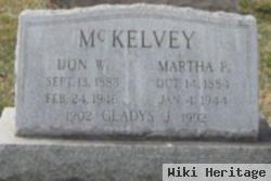 Gladys J Mckelvey