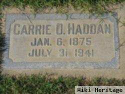 Carrie C Onstine Haddan