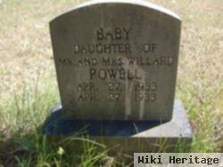 Baby Daughter Powell