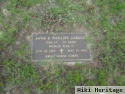 Jane E Phillips Jarecki