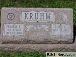 Francis E Kruhm