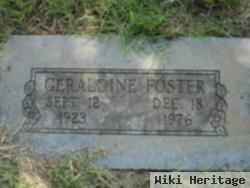 Geraldine Foster