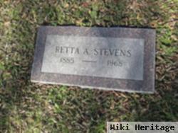 Henrietta "retta" Atwood Stevens