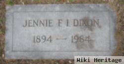 Jennie F. I. Dixon