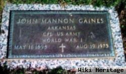 John Mannon Gaines