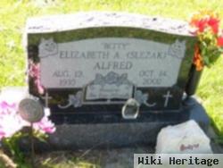 Elizabeth A "betty" Slezak Alfred