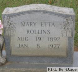 Mary Etta Kimbro Rollins