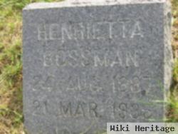 Henrietta Bossman