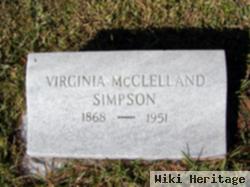 Virginia Mcclelland Simpson