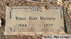 Verlie Mary Matthews