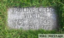 Pauline Geer Word