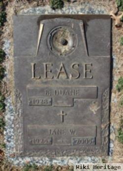 Jane Wurster Lease