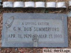 G. W. Calvin "dub" Summerford