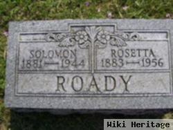 Rosetta Carlotta "rose" Franz Roady