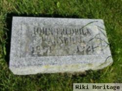 John Frederick "jack" Ransburg