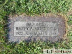 Betty A Morrison Shimkus