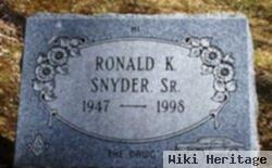 Ronald Kenneth "ron" Snyder, Sr