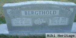 William "bill" Bergthold