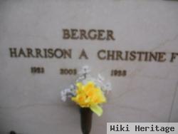 Harrison A Berger