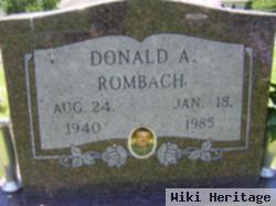 Donald A Rombach