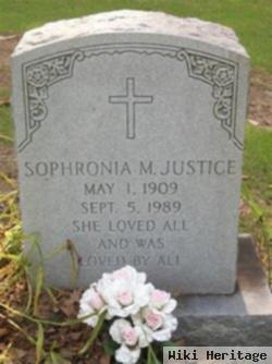 Sophronia M. Justice