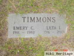 Emery C Timmons