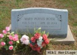 Mary Elizabeth Purvis Cochenour Rossi