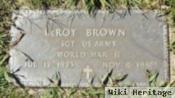 Sgt Leroy Brown