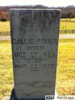 Martha Caroline "callie" Minish Pinnix