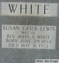 Susan Grier Lewis White