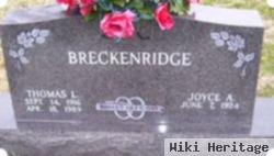 Joyce Ann Upchurch Breckenridge