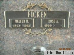 Walter H Ficken