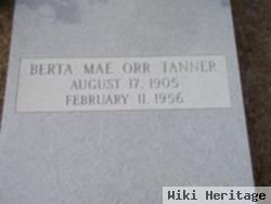 Berta Mae "birtie" Orr Tanner