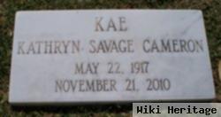 Kathryn "kae" Savage Cameron