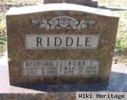 Rube T. Riddle