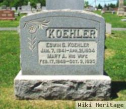 Pvt Edwin S Koehler