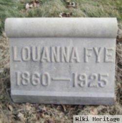 Sarah Louanna "lulu" Vernon Fye