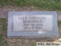 Lulu Gertrude Mcdonald