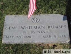 Gene Whitman Rumsey