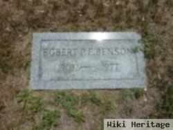 Egbert P Benson