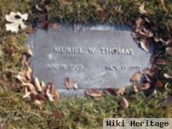 Muriel W. Thomas