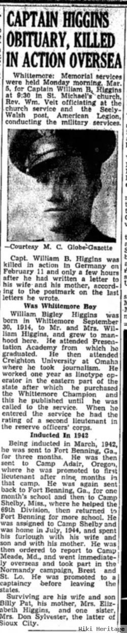 William B Higgins