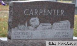 Gertrude E Carpenter