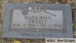 Haroldina "deanie" Wolfe Sweatt