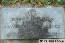 John T Mcgowen
