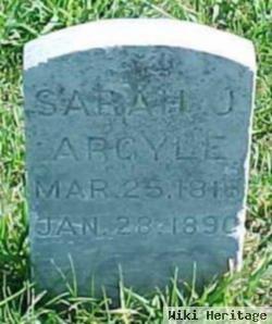 Sarah J Barnes Argyle