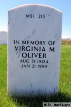 Virginia M Oliver