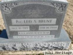 Pfc Leo S Brunt